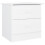 Berkfield Bedside Cabinet ALTA White 41x35x41 cm Solid Wood Pine 2