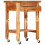 Berkfield Kitchen Trolley 55x55x89 cm Solid Wood Acacia 3