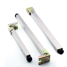 Adjustable Folding Table Legs 100cm Stainless Steel Telescopic Design for DIY Furniture Desk Cabinet