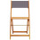 Berkfield Bistro Chairs 2 pcs Anthracite Solid Wood Acacia and Fabric 5