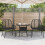 Berkfield Garden Chairs 2 pcs Black Poly Rattan 3