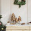 Berkfield Christmas Tree with Stand 3 pcs Brown Solid teak wood 3