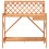 Berkfield Potting Bench with Trellis Brown Solid Wood Fir 5