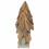 Berkfield Christmas Tree with Stand 3 pcs Brown Solid teak wood 6