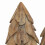 Berkfield Christmas Tree with Stand 3 pcs Brown Solid teak wood 7