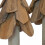 Berkfield Christmas Tree with Stand 3 pcs Brown Solid teak wood 9