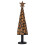 Berkfield Christmas Tree with Stand Brown 120 cm Solid teak wood 4