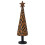 Berkfield Christmas Tree with Stand Brown 120 cm Solid teak wood 6