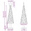 Berkfield Christmas Tree with Stand Brown 120 cm Solid teak wood 11