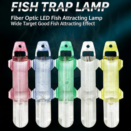 Attracting Fish Lamp Optically Fiber Fishing Lure Light-White 2