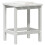 Berkfield Side Table White 38 x 38 x 46 cm Polyethylene 3