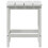 Berkfield Side Table White 38 x 38 x 46 cm Polyethylene 5