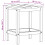 Berkfield Side Table White 38 x 38 x 46 cm Polyethylene 11