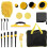 Berkfield Car Brush Set Multicolour Poly Rattan 2