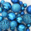Berkfield Christmas Bauble Set with 150 LEDs 61 pcs Blue Plastic 7