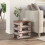 Berkfield Stool Natural 30 x 30 x 38 cm Solid Teak Wood 3