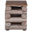 Berkfield Stool Natural 30 x 30 x 38 cm Solid Teak Wood 4