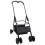 Berkfield Folding Pet Stroller Adjustable Black 81 x 47 x 99 cm Polyester 4