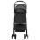 Berkfield Folding Pet Stroller Adjustable Black 81 x 47 x 99 cm Polyester 6