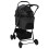 Berkfield Folding Pet Stroller Adjustable Black 81 x 47 x 99 cm Polyester 8