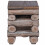 Berkfield Stool Natural 30 x 30 x 38 cm Solid Teak Wood 5