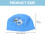 Bonnet Étanche Enfants Cartoon Élasticité Confortable 2