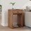 Berkfield Bedside Table Brown 63 x 30 x 79 cm Solid Mahogany Wood 3