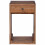 Berkfield Bedside Table Brown 63 x 30 x 79 cm Solid Mahogany Wood 5