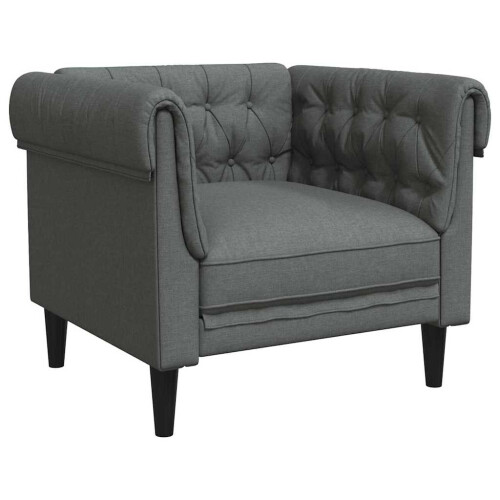 Berkfield Sofa Dark Grey 78.5 x 74.5 x 74.5 cm Polyester 1