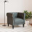 Berkfield Sofa Dark Grey 78.5 x 74.5 x 74.5 cm Polyester 3