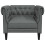 Berkfield Sofa Dark Grey 78.5 x 74.5 x 74.5 cm Polyester 4