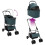 Berkfield Folding Pet Stroller Adjustable Green 81 x 47 x 99 cm Polyester 11