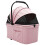 Berkfield Folding Pet Stroller Adjustable Pink 78 x 54 x 101 cm Polyester 4
