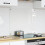 Berkfield Kitchen Backsplash Transparent 70 x 60 cm Tempered Glass 3