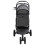 Berkfield Folding Pet Stroller Black 78 x 54 x 101 cm Polyester 7