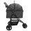 Berkfield Folding Pet Stroller Black 78 x 54 x 101 cm Polyester 8