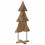 Berkfield Christmas Tree with Stand Brown 151 cm Solid teak wood 2