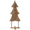 Berkfield Christmas Tree with Stand Brown 151 cm Solid teak wood 4