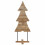 Berkfield Christmas Tree with Stand Brown 151 cm Solid teak wood 6