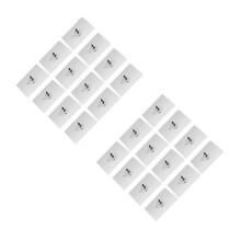 24pcs Strong Adhesive Wall Hooks No Damage NoDrill Installation Transparent Removable for Home Kitchen