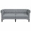 Berkfield Sofa Light Grey 182.5 x 74.5 x 74.5 cm Polyester 4