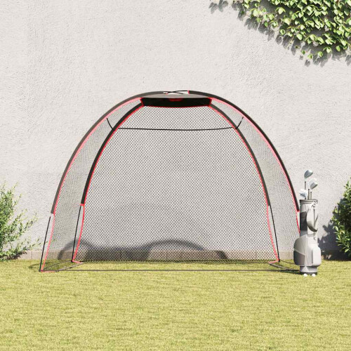 Berkfield Golf Training Aid Black 314 x 150 x 206 cm Polyester 2