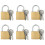 Berkfield 6 pcs Brass Iron 3