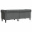 Berkfield Sofa Dark Grey 201.5 x 74.5 x 74.5 cm Polyester 6