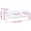 Berkfield Sofa Dark Grey 201.5 x 74.5 x 74.5 cm Polyester 9