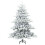 Berkfield Artificial Hinged Christmas Tree Snow Flocked White 150 cm 3
