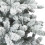 Berkfield Artificial Hinged Christmas Tree Snow Flocked White 150 cm 5