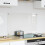 Berkfield Kitchen Backsplash Transparent 80 x 50 cm Tempered Glass 3