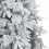 Berkfield Artificial Hinged Christmas Tree Snow Flocked White 180 cm 5