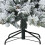 Berkfield Artificial Hinged Christmas Tree Snow Flocked White 180 cm 6